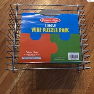 Melissa & Doug Silver Wire Puzzle Organizer NEW!